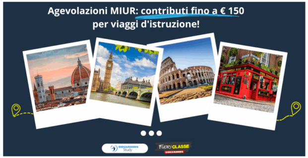 Agevolazioni MIUR: rimborsi fino a € 150 per viaggi d’istruzione e gite didattiche!